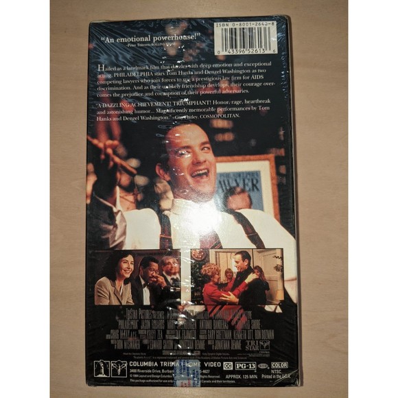 Philadelphia VHS - Picture 2 of 2